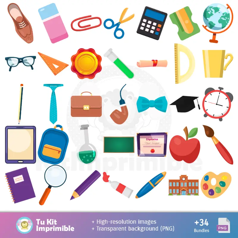 Accesorios | Professor's Day backgrounds - Digital Decor Papers