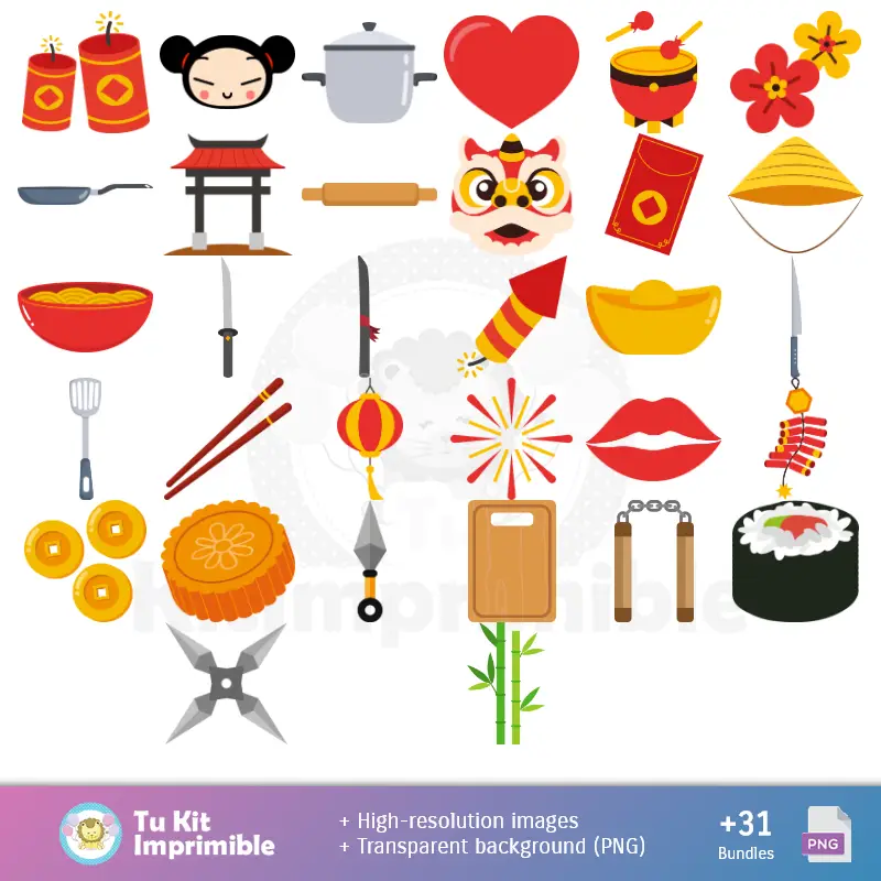 Accesorios | Pucca Muster und Texturen - Scrapbook und Party Kits