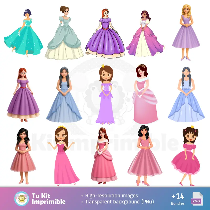 Quinceañera Hintergrundbilder - Digitale Dekorationspapiere