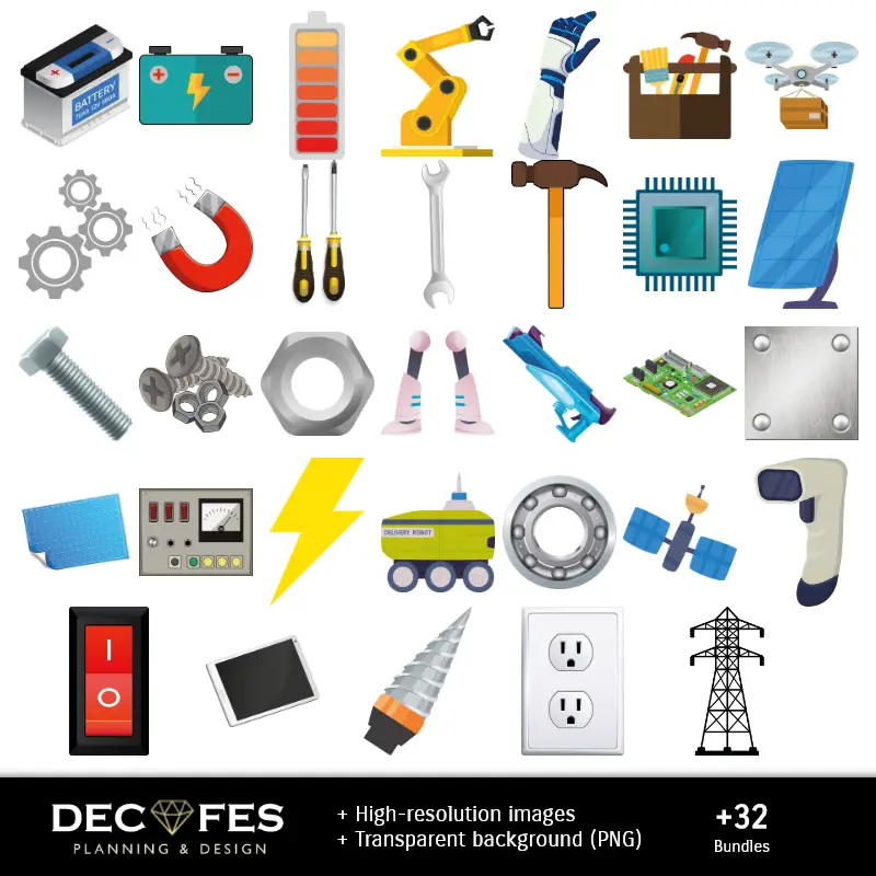 Accesorios | Robots Scrapbook - Conceptions imprimables pour les manuels