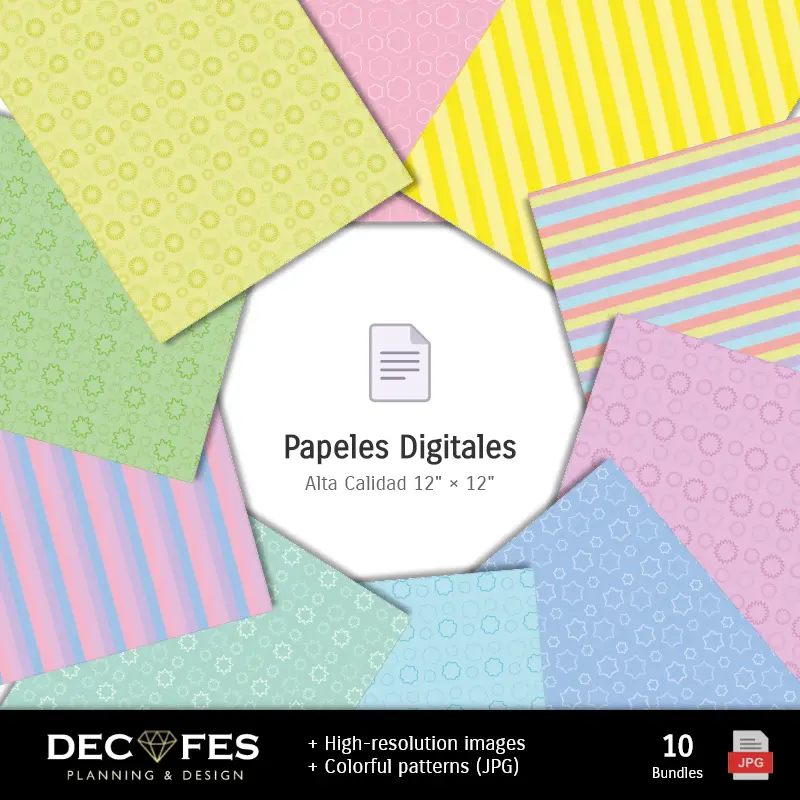 Collages | Schrapbook Gallinita Pintadita - Conceptions imprimables pour les manuels