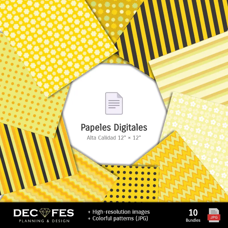 Scrapbook Abejitas - Diseños Imprimibles para Manualidades