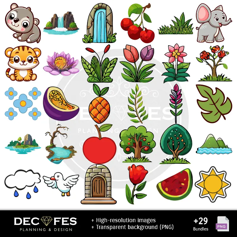 Números Temáticos | Scrapbook Adam et Eve - Imprimables pour Manualities