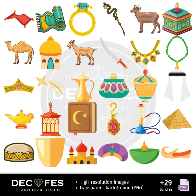 Accesorios | Scrapbook Aladdín et Jasmine - Conceptions imprimables pour les manuels