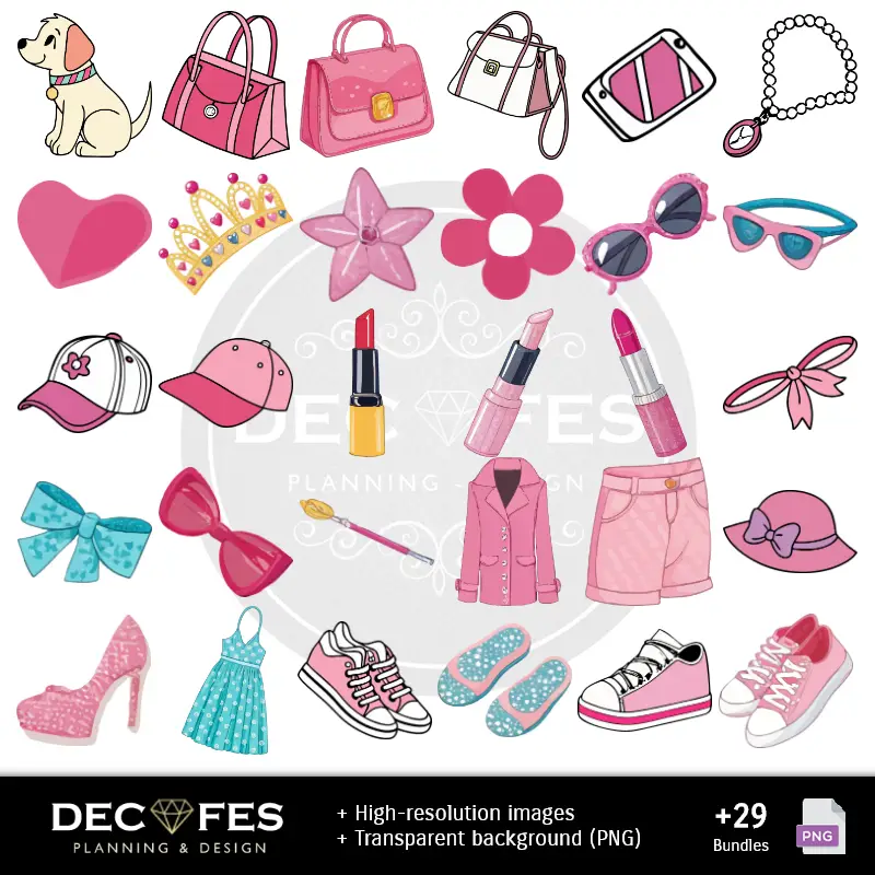 Collages | Scrapbook Barbie - Dessins imprimables pour les manuels