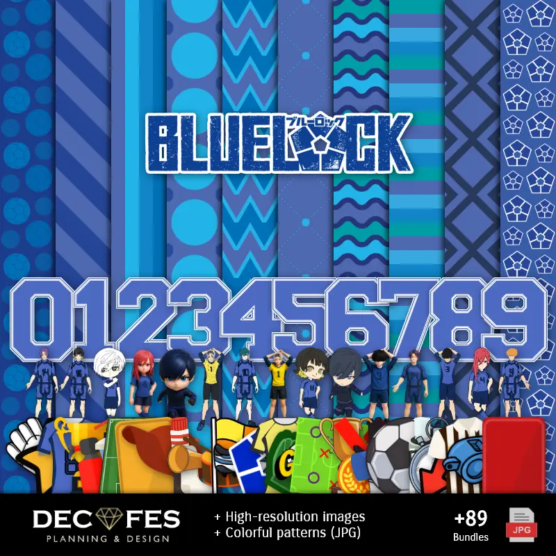 Scrapbook Blue Lock - 手工设计