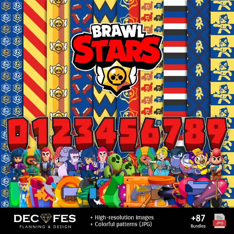 Accesorios | Scrapbook Brawl Stars - Conceptions imprimables pour les manuels