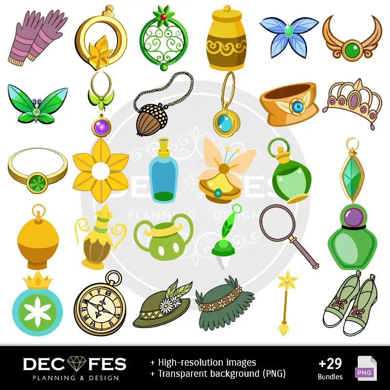 Accesorios | Scrapbook Campanita Tinker Bell - Diseños Imprimibles para Manualidades