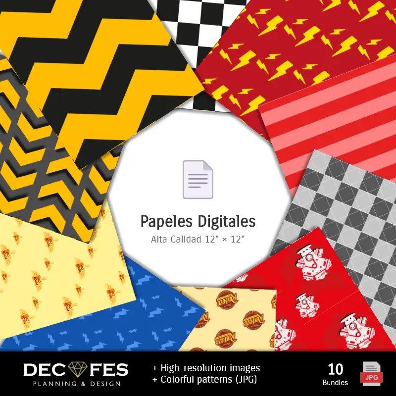 Números Temáticos | Scrapbook Cars McQueen - Designs Imprimíveis para Manualidades