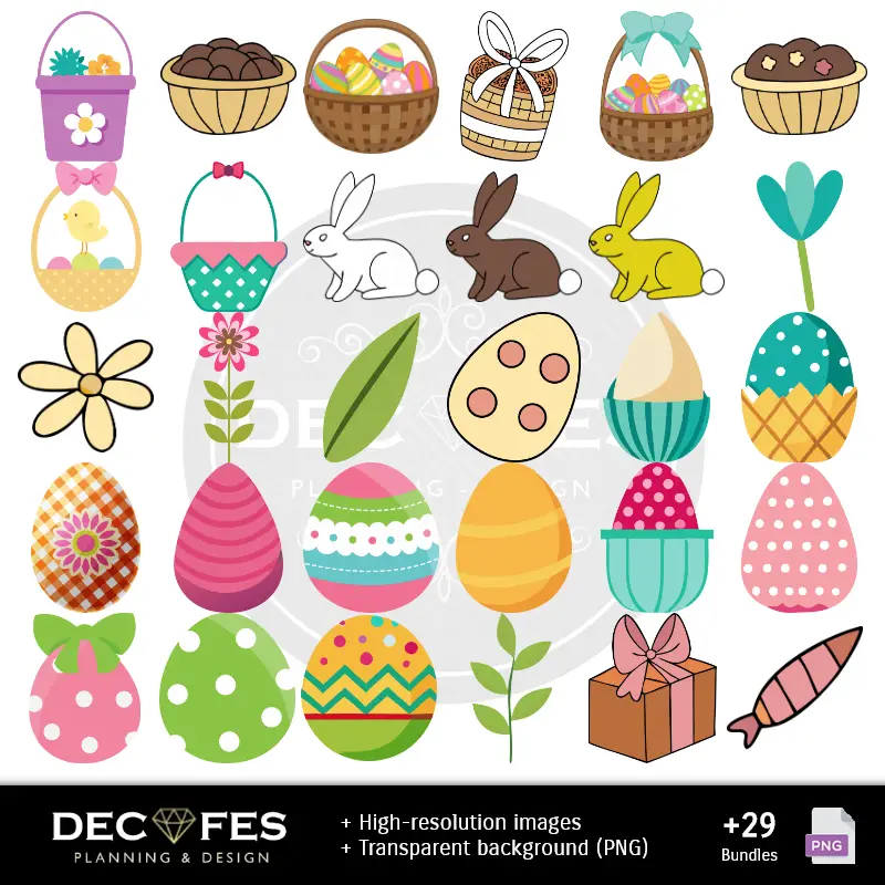 Personajes | Scrapbook Easter Rabbit - 手工可打印设计