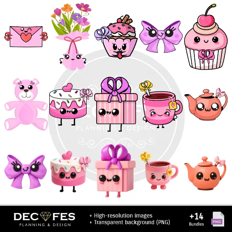 Scrapbook Coquette - Desenhos Imprimíveis para Manualidades