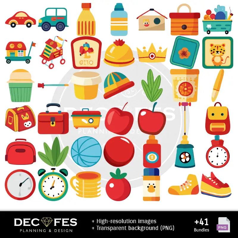 Accesorios | Scrapbook Daniel el Tigre - Diseños Imprimibles para Manualidades