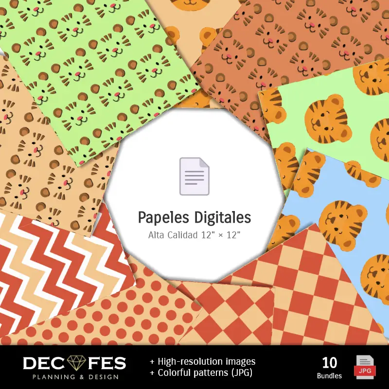 Collages | Scrapbook Daniel el Tigre - Disegni stampabili per manualitÃ