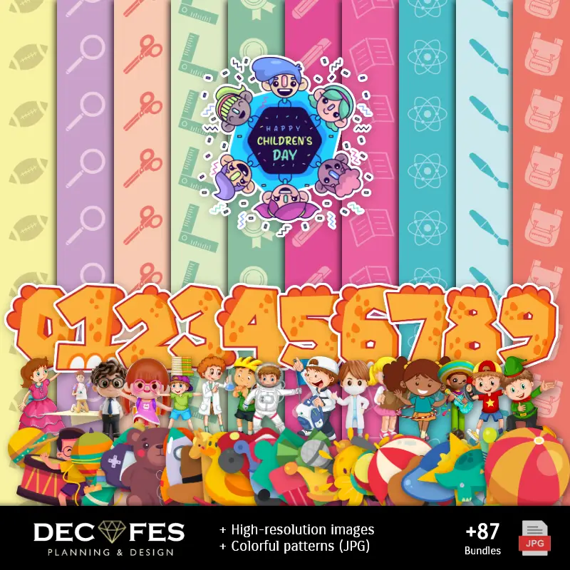 Accesorios | Scrapbook Day of the Child - Printable Designs for Manualities