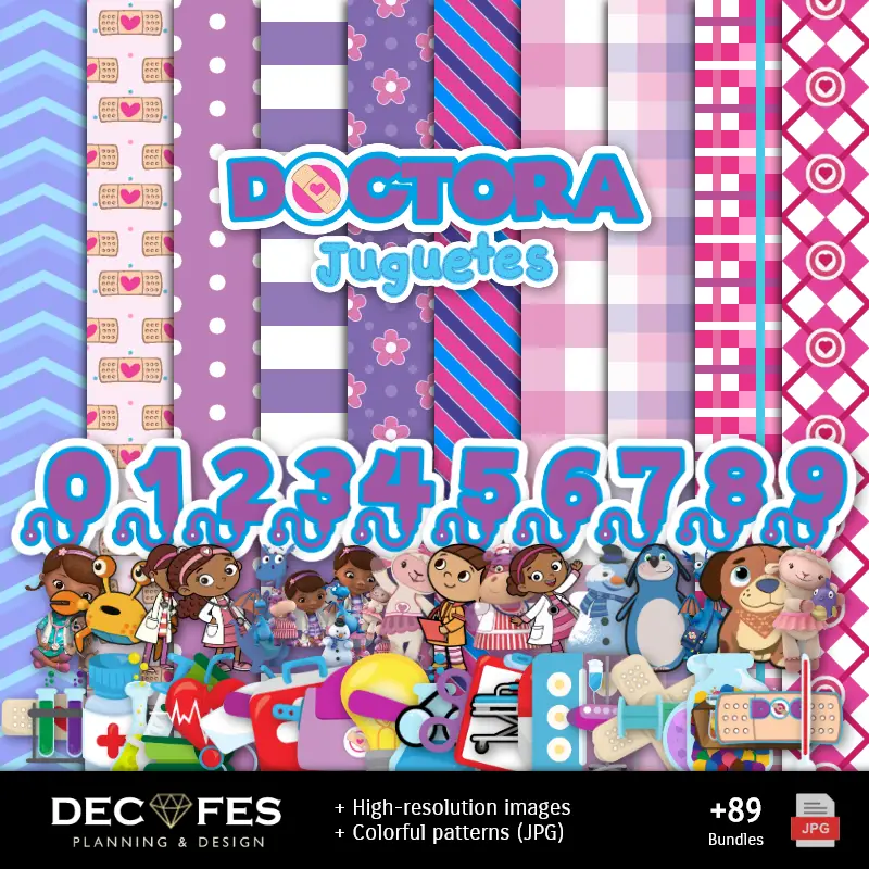 Fondos | Scrapbook Doctor Toys - Printable Designs for Manualities