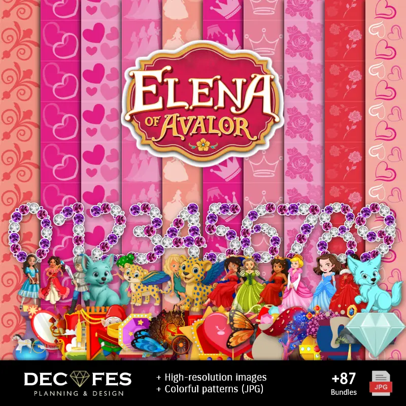 Personajes | 垃圾簿 Elena de Valor - 手工可打印设计