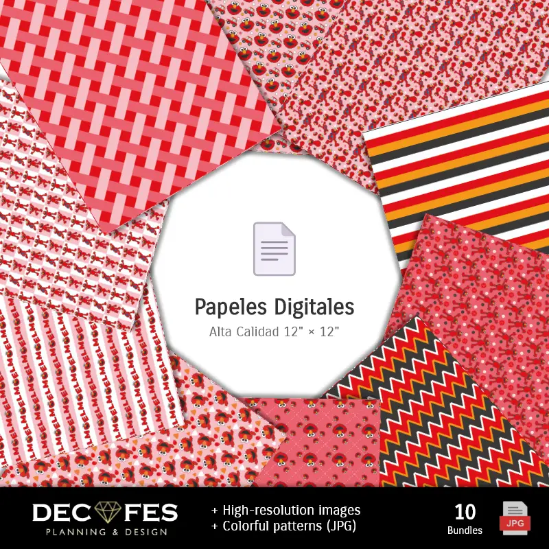 Accesorios | Scrapbook Elmo - Печатный дизайн для руководств