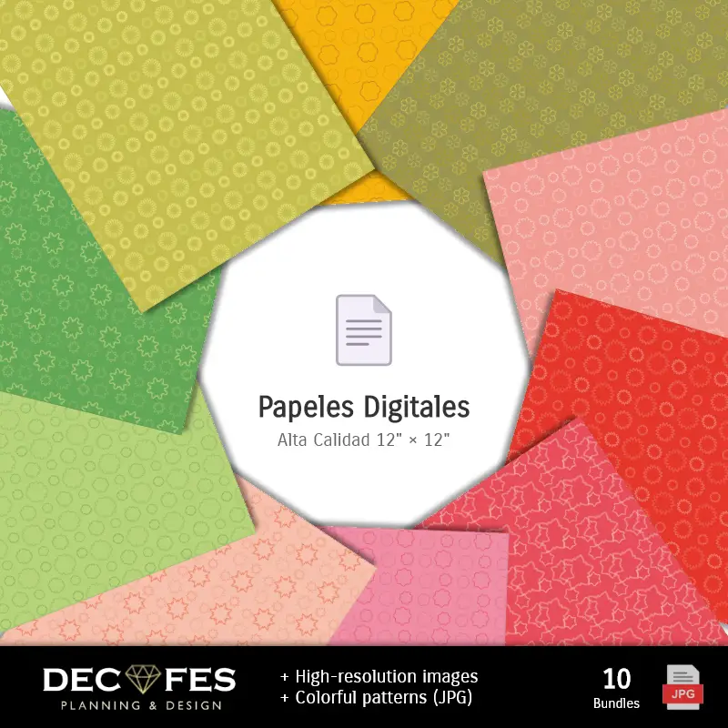 Fondos | Scrapbook Fiesta Hawaii Aloha - 手工可打印设计