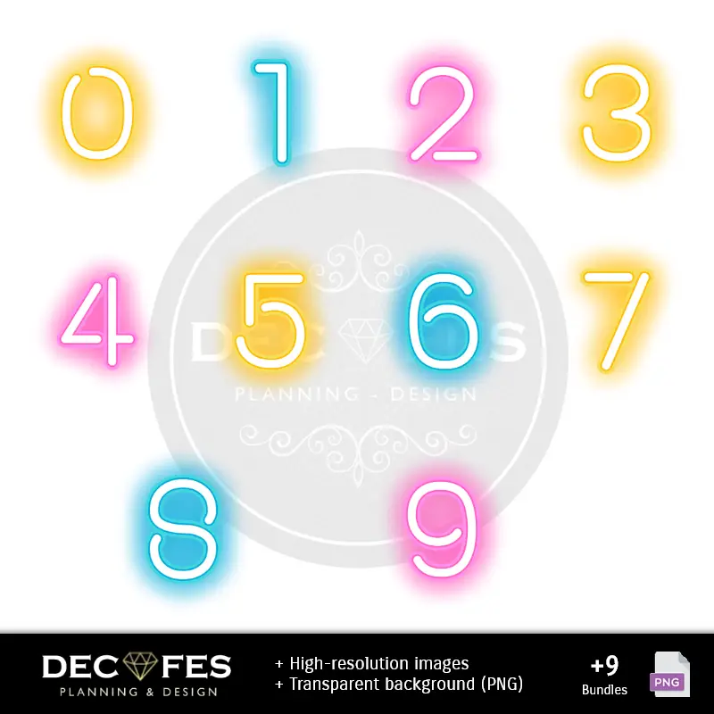 Accesorios | Scrapbook Fiesta Neon - Dessins imprimables pour les manuels