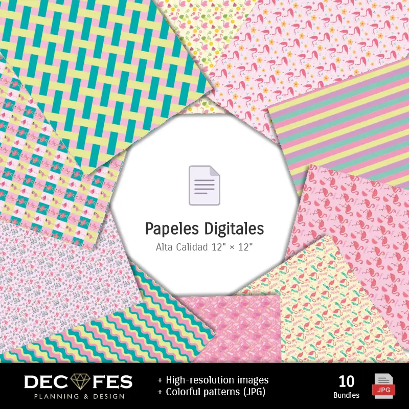 Collages | Scrapbook flamenco - Dessins imprimables pour les manuels