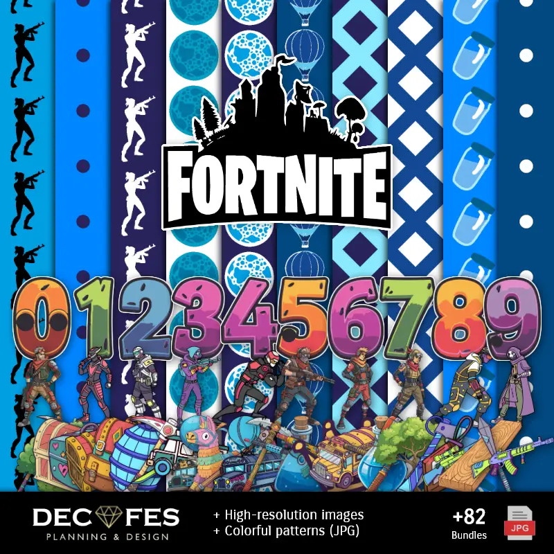 Accesorios | Scrapbook Fortnite - Conceptions imprimables pour les manuels