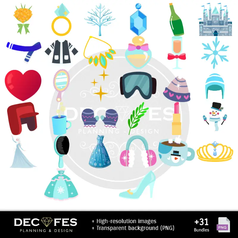 Accesorios | Schrapbook Frozen - 可打印的手工设计