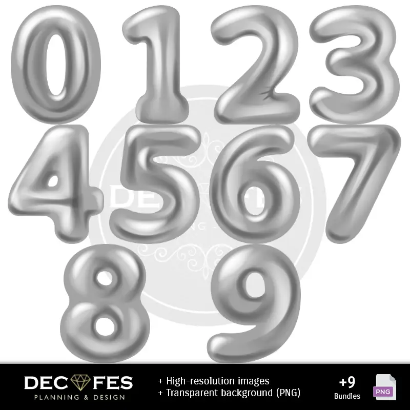 Números Temáticos | Scrapbook Graduação Promoção - Designs Imprimíveis para Manualidades