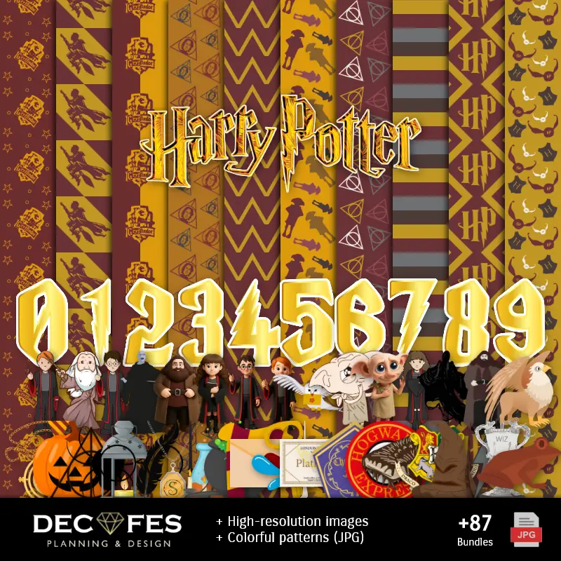 Accesorios | Scrapbook Harry Potter - Disegni stampabili per manualitÃ