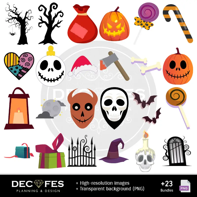 Accesorios | Scrapbook Jack Skellington - Diseños Imprimibles para Manualidades