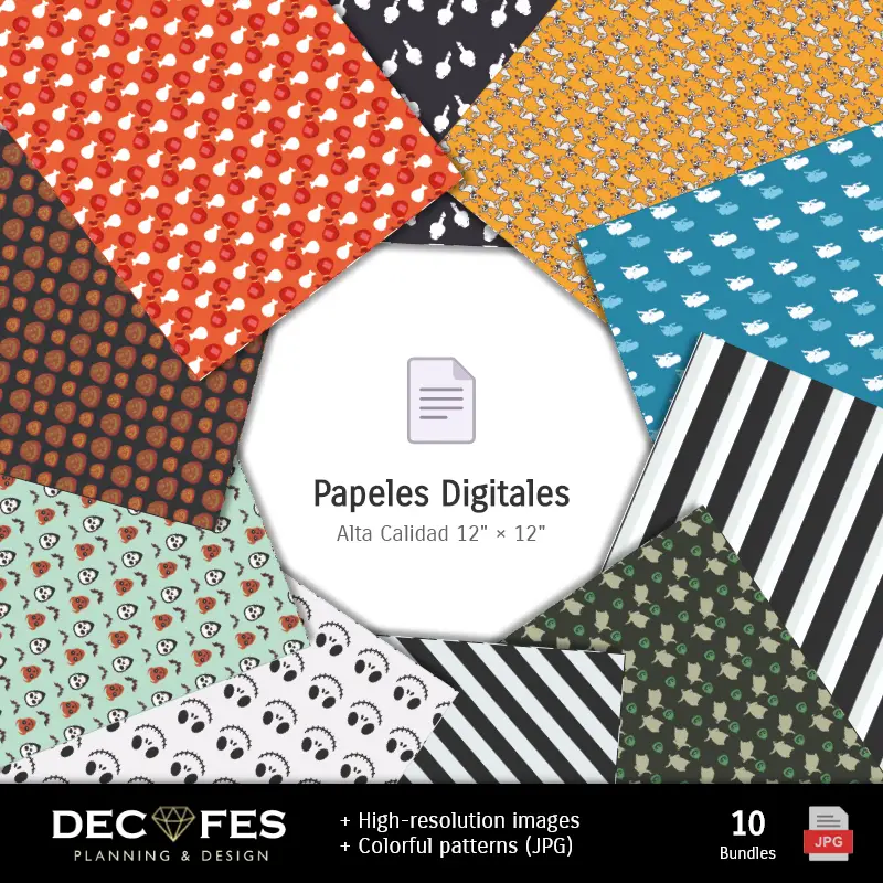 Collages | Scrapbook Jack Skellington - Disegni stampabili per manuali