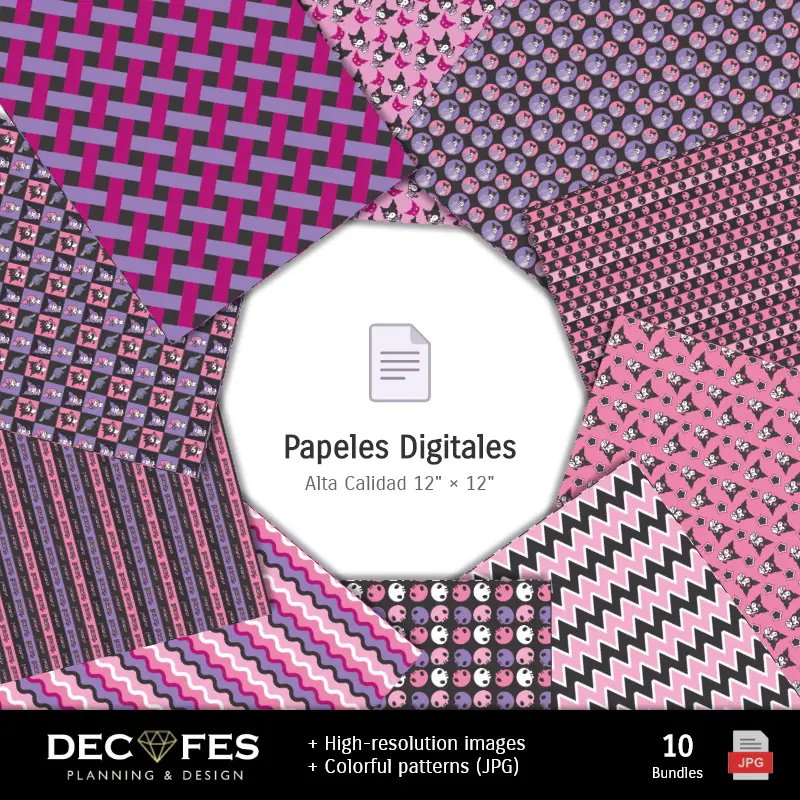 Accesorios | Scrapbook Kuromi - Conceptions imprimables pour les manuels