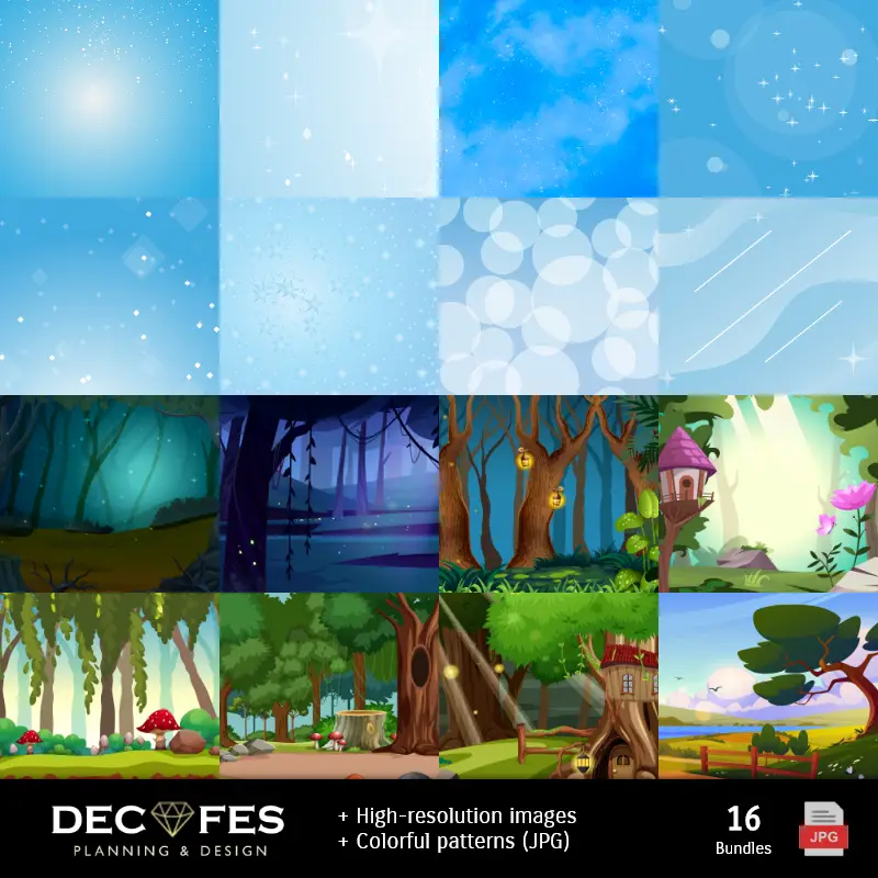 Fondos | Scrapbook La Cenerentola - Disegni stampabili per manuali