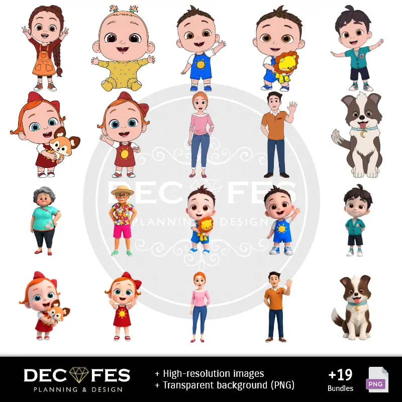 Personajes | Scrapbook Liachacha - Diseños Imprimibles para Manualidades