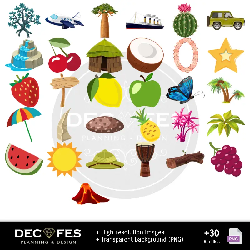 Accesorios | Scrapbook Madagascar - Diseños Imprimibles para Manualidades