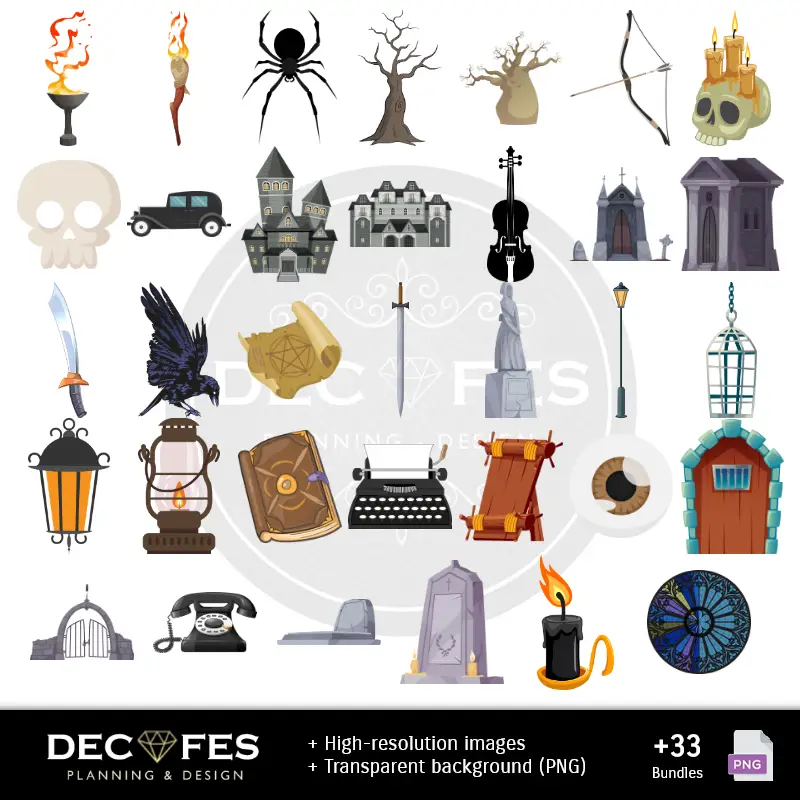 Scrapbook Merlina - Diseños Imprimibles para Manualidades