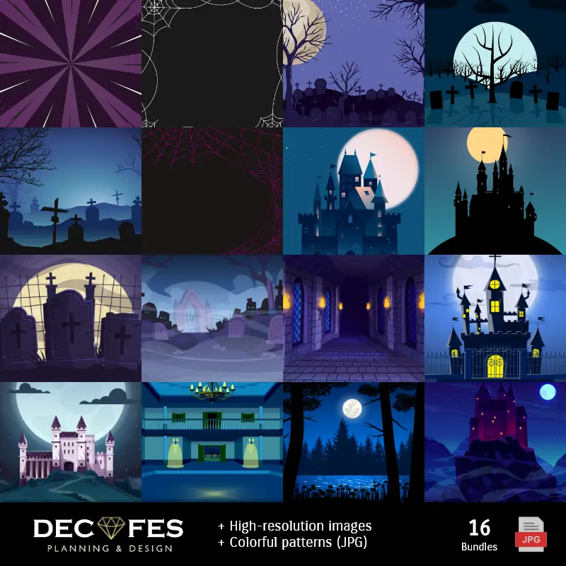 Fondos | Scrapbook Merlina - Disegni stampabili per manualitÃ