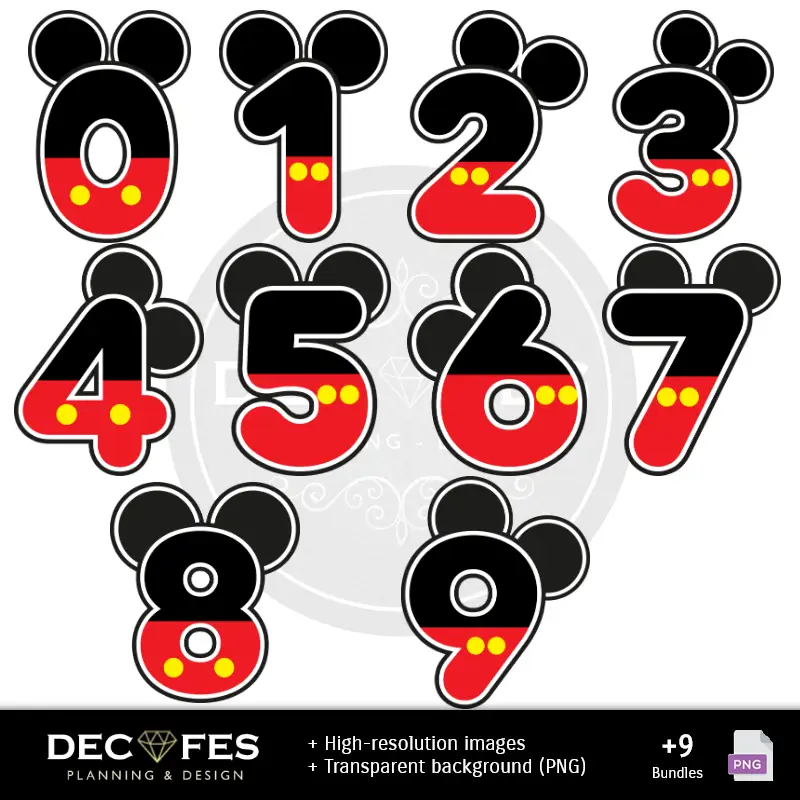 Scrapbook Mickey Mouse - Conceptions imprimables pour les manuels