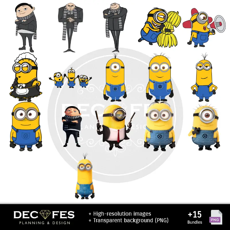 Personajes | Minions Scrapbook - Disegni stampabili per manualitÃ