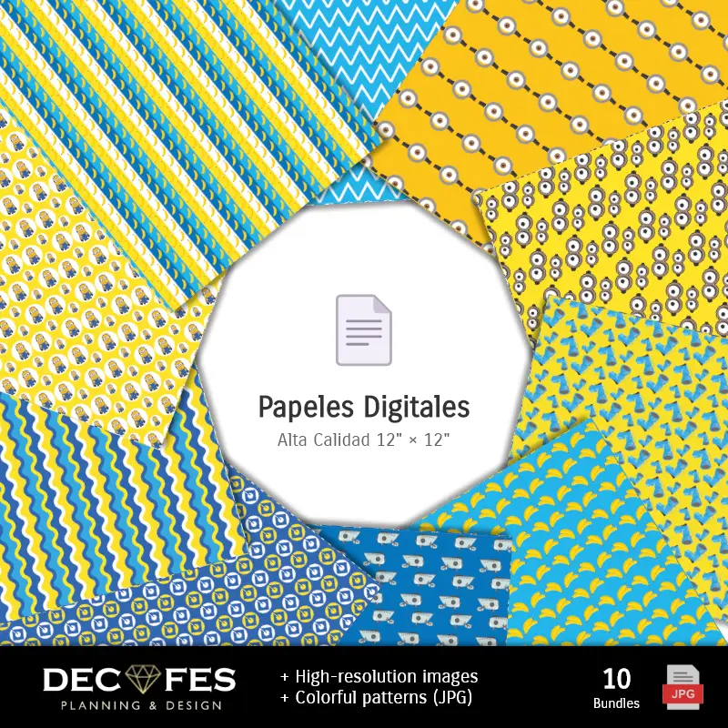 स्क्रैपबुक मिनियन - मैनुअलिटी के लिए प्रिंट करने योग्य डिजाइन