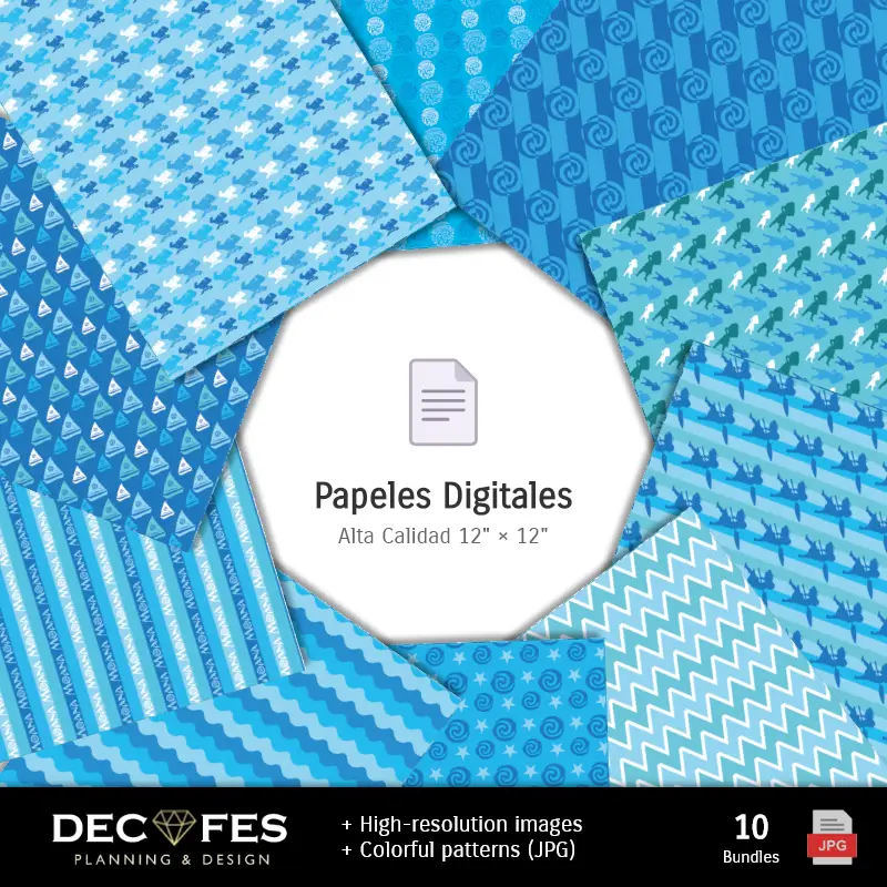 Collages | Scrapbook Moana - Designs Imprimíveis para Manualidades