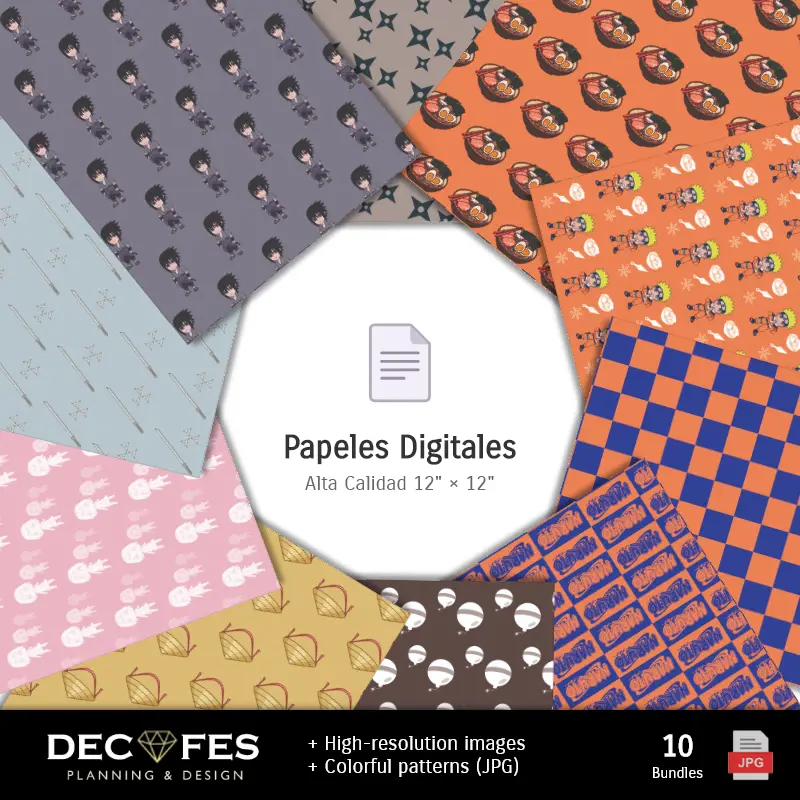 Collages | Scrapbook Naruto - Disegni stampabili per manualitÃ