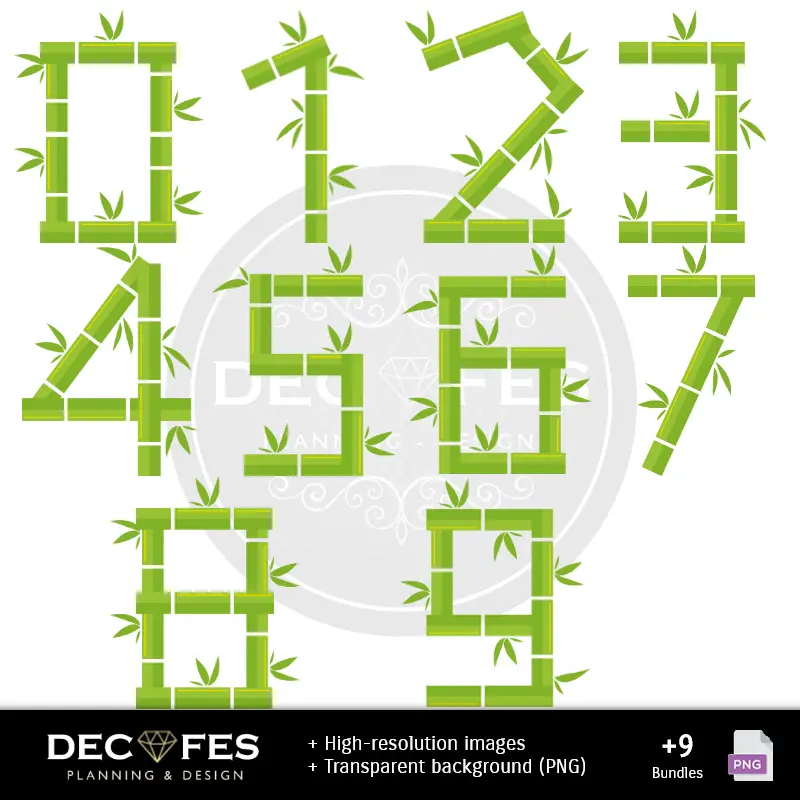 Números Temáticos | Scrapbook Osita Panda - Conceptions imprimables pour les manuels