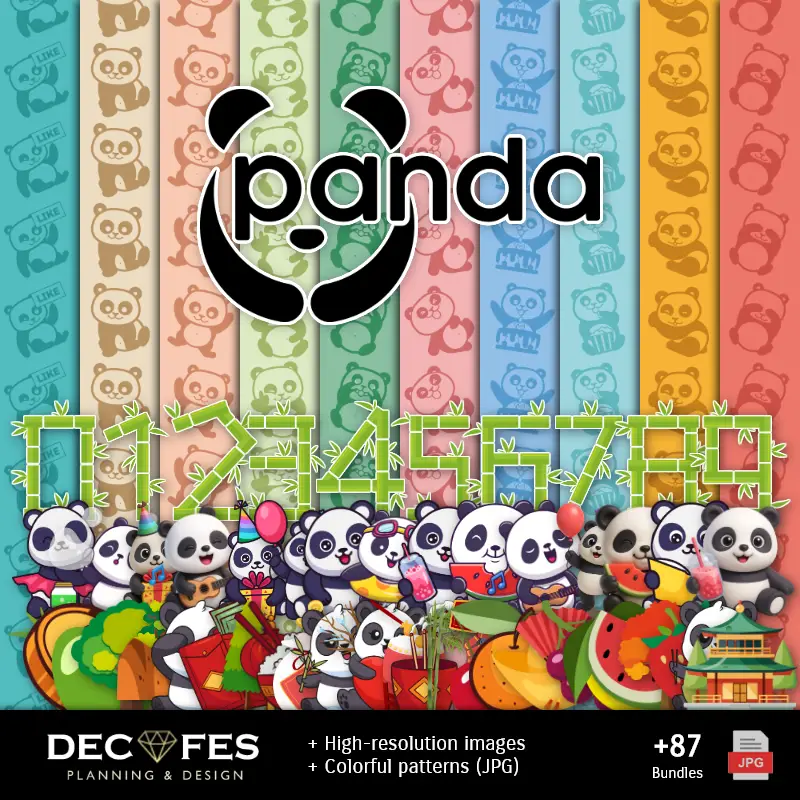 Scrapbook Osita Panda - Designs Imprimíveis para Manualidades