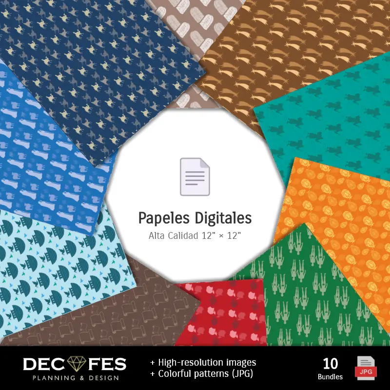 Collages | Scrapbook Pâques - Imprimés pour Manualités