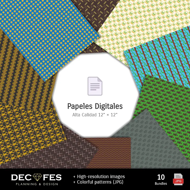 Fondos | Scrapbook Peasant's Day - Printable Designs for Manualities