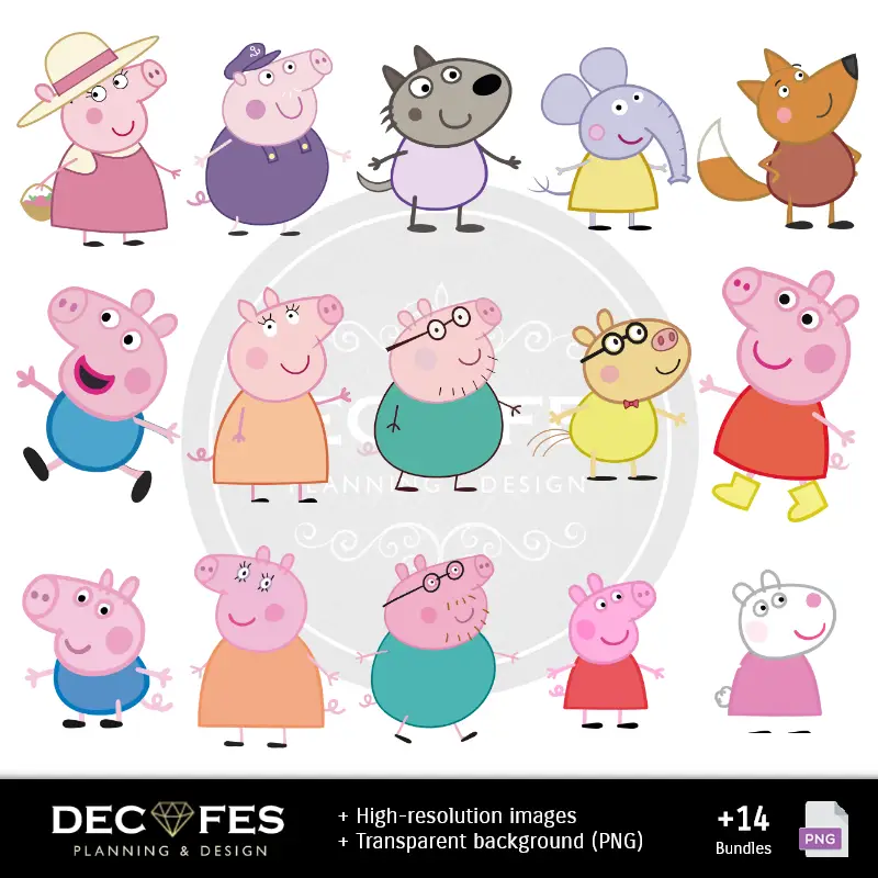 Scrapbook Peppa Pig - Diseños Imprimibles para Manualidades