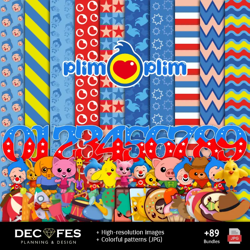 Scrapbook Plim Plim - Printable Designs for Manuals