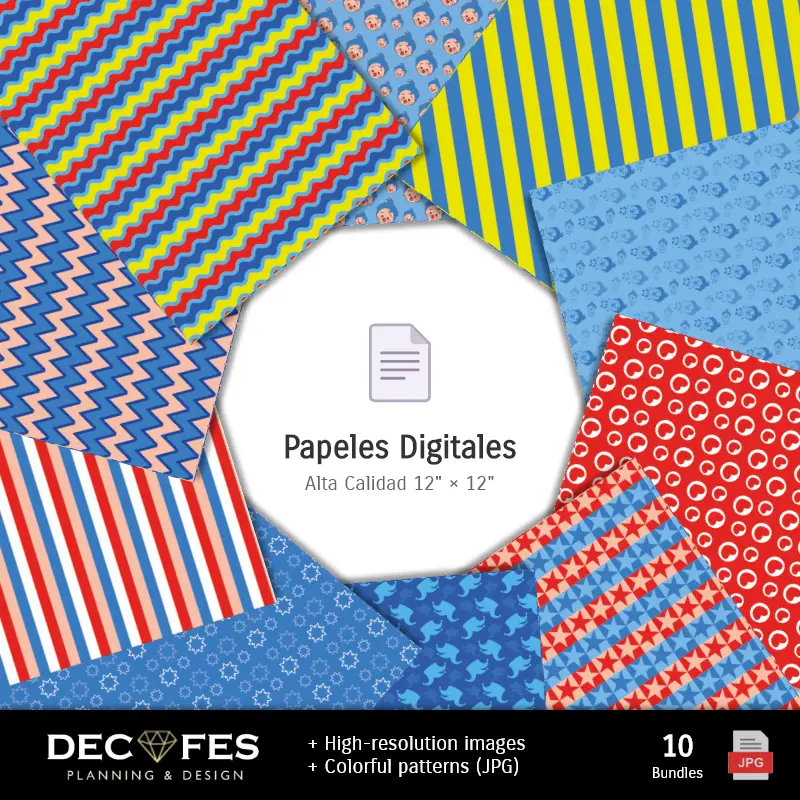 Collages | Scrapbook Plim Plim - Diseños Imprimibles para Manualidades