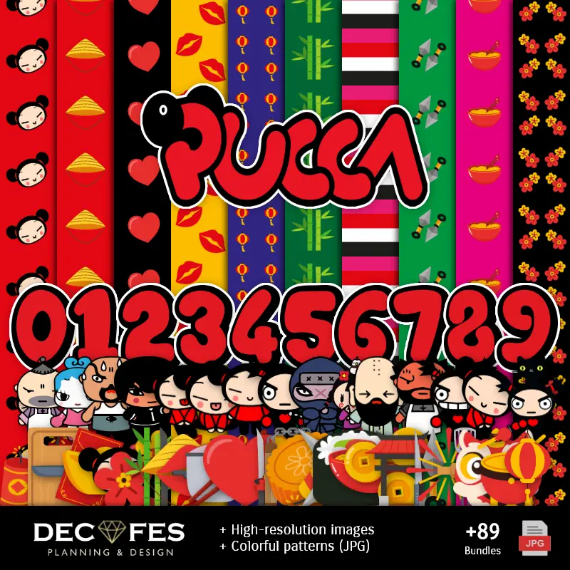 Scrapbook Pucca - Disegni stampabili per manuali