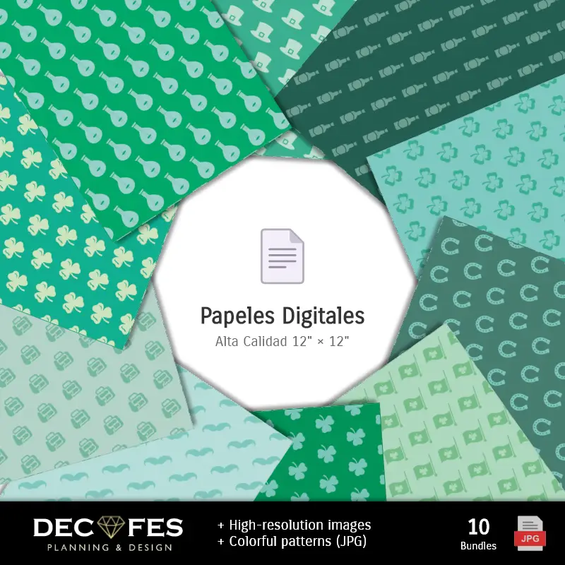 Personajes | Scrapbook San Patricio Day - Printable Designs for Manualities